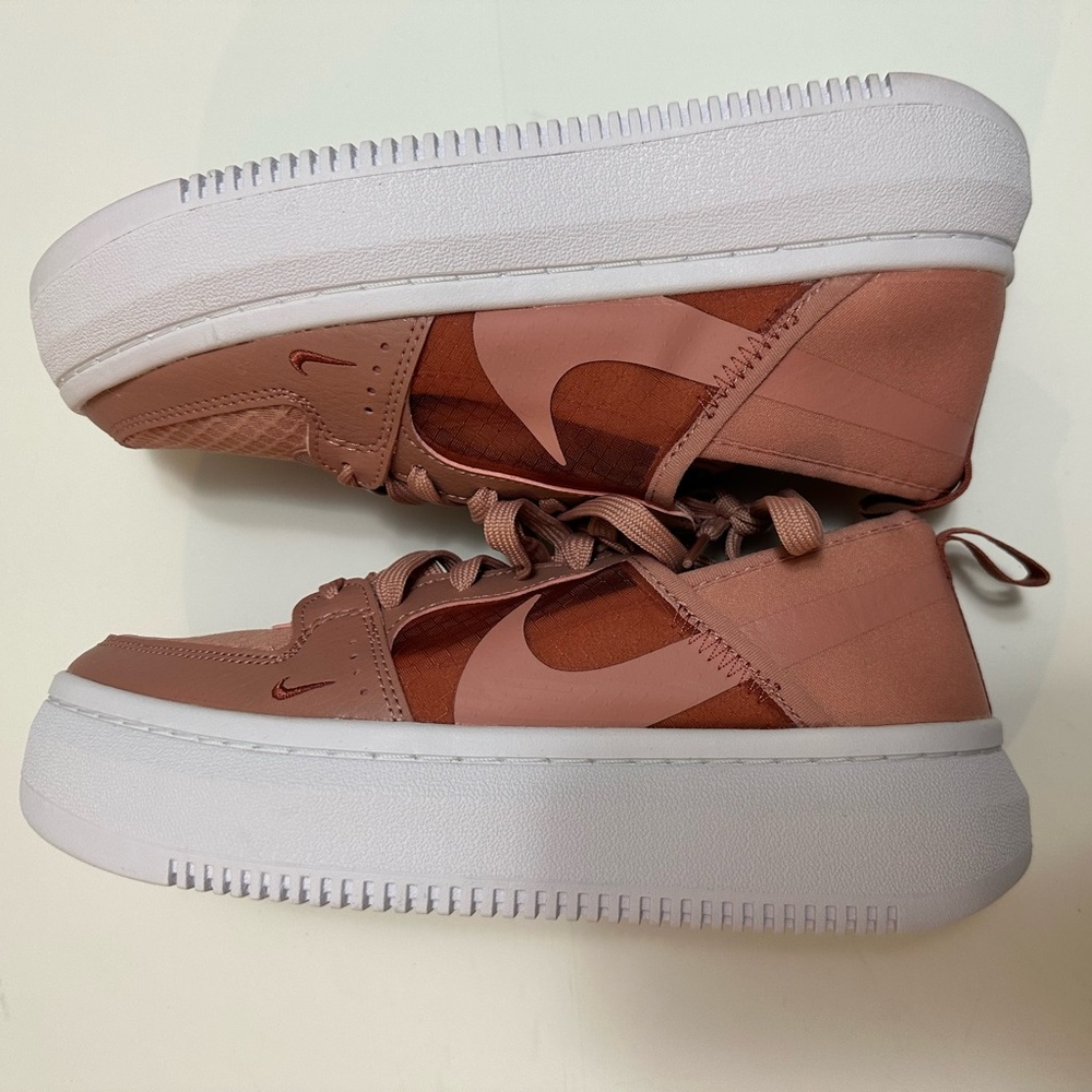 Womens pink court vision alta Nike